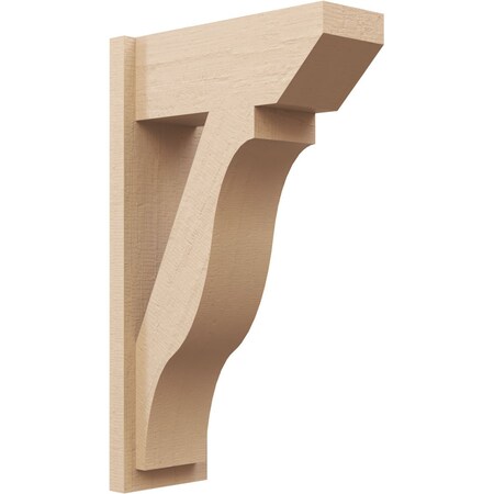 Ekena Millwork 7 1/2-in W x 18-in D x 30-in H Funston Slat Rough Cedar Woodgrain TimberThane Outlooker, Primed Tan OUTUR075X18X30FST24RCPR